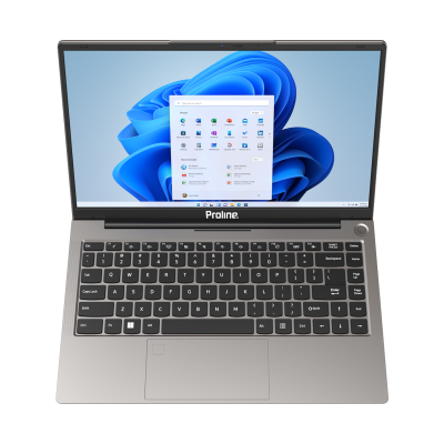Proline V146 14" Core-i7 8GB 256GB Win 11 Home Grey Notebook