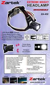 Load image into Gallery viewer, Zartek ZA-432 LED Headlamp
