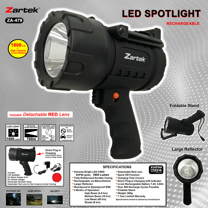 Load image into Gallery viewer, Zartek ZA-479 LED Spotlight
